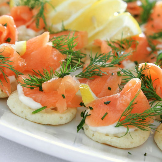 Smoked Salmon Blinis